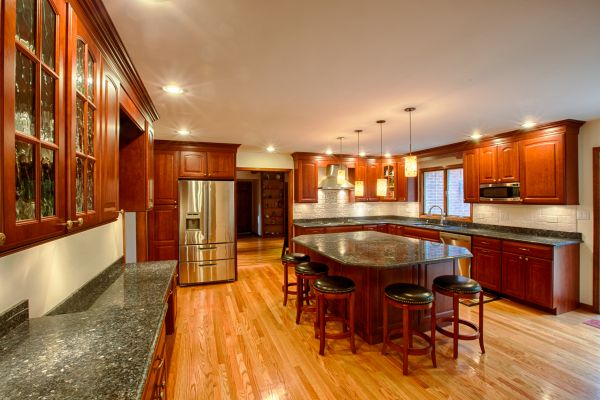 Cherry Kitchen Cabinet Repair in San Marcos