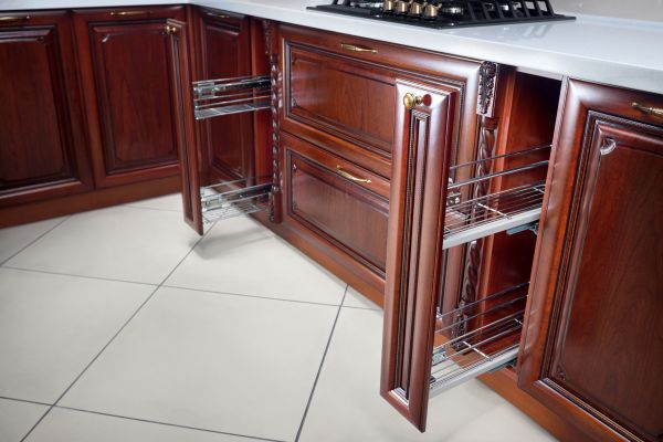 Cherry Cabinet Refacing in San Marcos