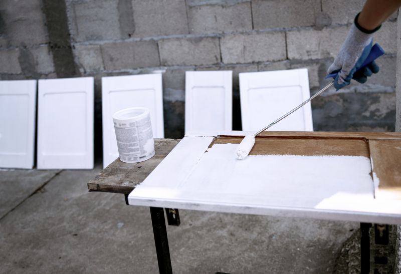 Cabinet Painting Process